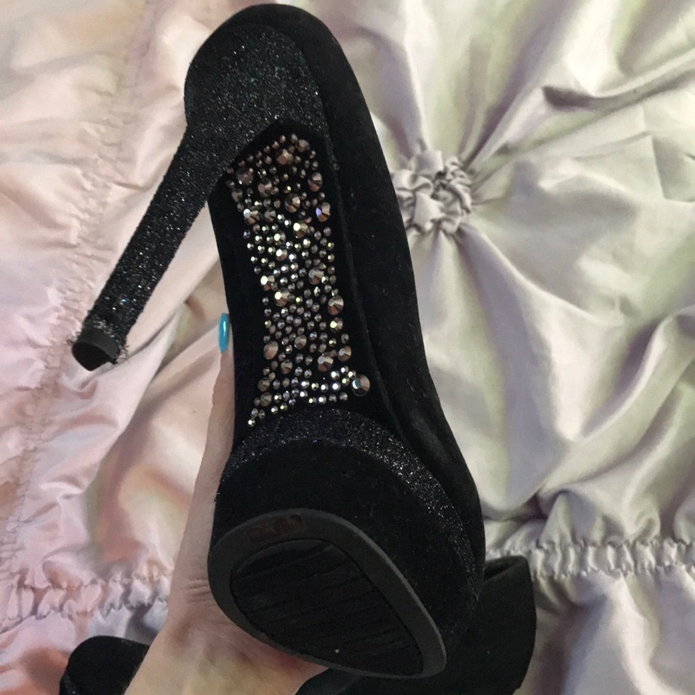 Black stilettos